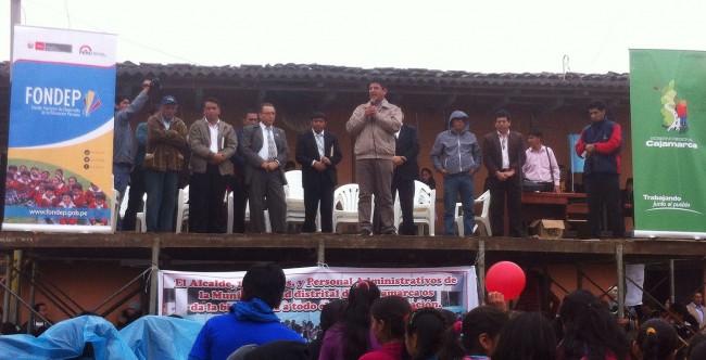 Gobernador Regional de Cajamarca comparte sobre el lanzamiento LIE