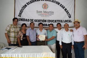 FONDEP participa de entrega de diplomas a escuelas ganadoras de región San Martín