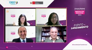 FONDEP presentó bases del V Concurso Nacional de Proyectos de Innovación Educativa 2023