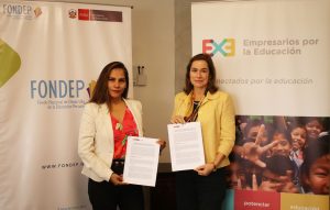 FONDEP y Empresarios por la Educación firman convenio para fortalecer la innovación educativa