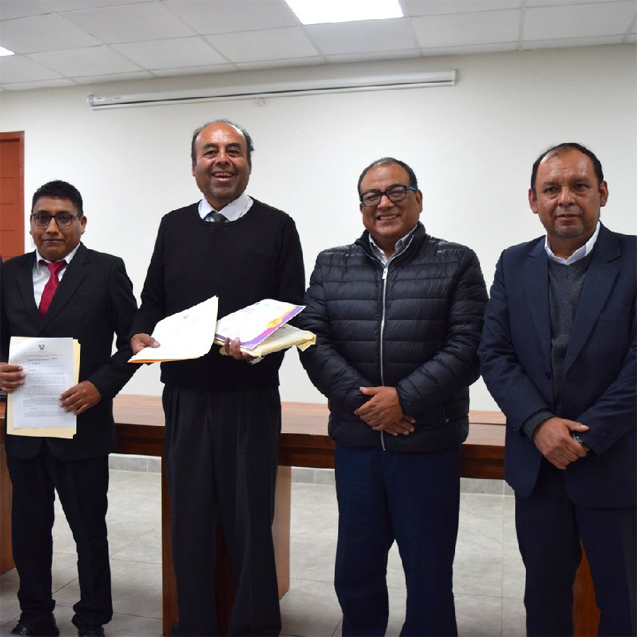 Ceremonia de premiación en Tacna